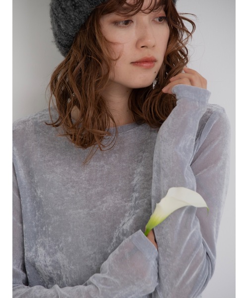 「jumelle」 長袖カットソー MEDIUM グレー レディース_画像4