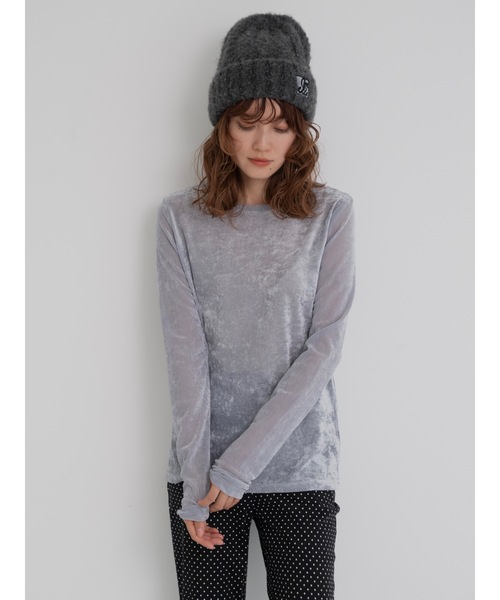 「jumelle」 長袖カットソー MEDIUM グレー レディース_画像6
