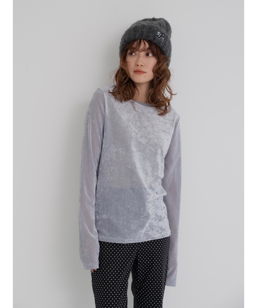 「jumelle」 長袖カットソー MEDIUM グレー レディース_画像7