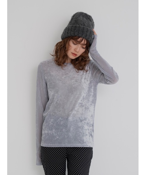 「jumelle」 長袖カットソー MEDIUM グレー レディース_画像8