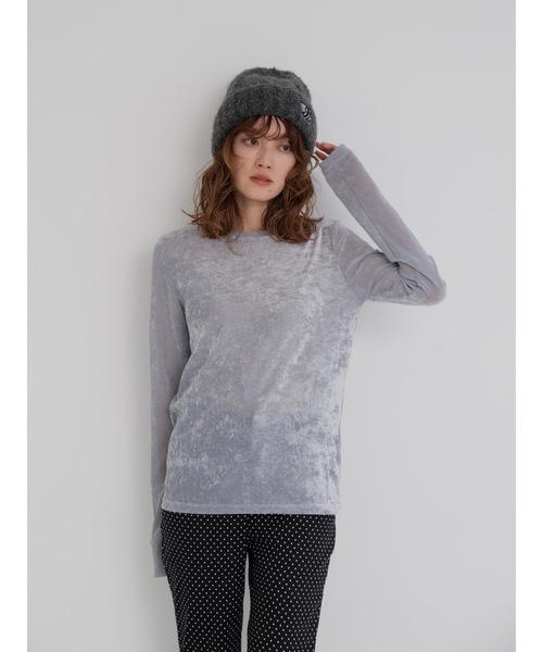 「jumelle」 長袖カットソー MEDIUM グレー レディース_画像9