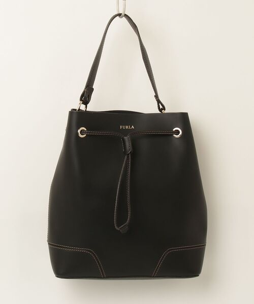 FURLA（フルラ） ワンポイントハンドバッグ - ブラック レディース