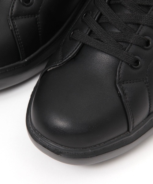 「GLOBAL WORK」 ローカットスニーカー MEDIUM ブラック×ブラック レディース_画像6
