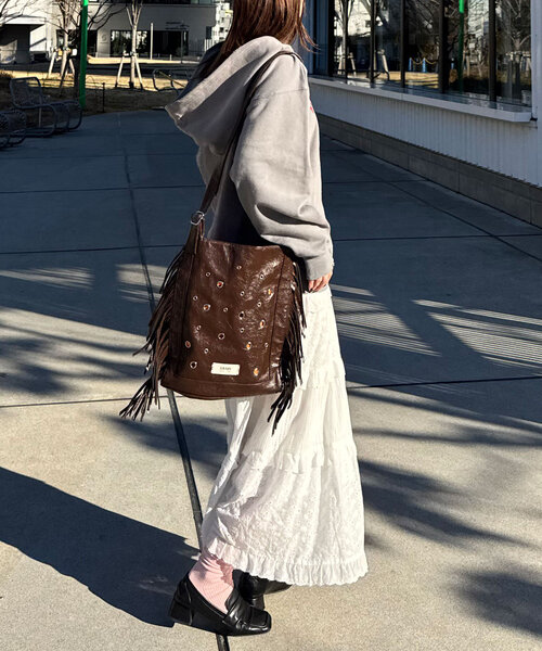 「RePRODUCTION LABEL」 スウェットカットソー FREE チャコールグレー レディース_画像5