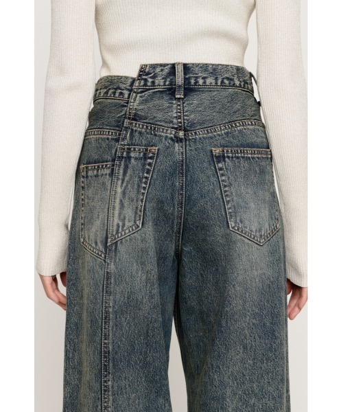SLY ジャストウエストスイッチング　ストレートパンツ SLY | J／W SWITCHING STRAIGHT パンツ (ストレート ) |SHEL'TTER WEBSTORE