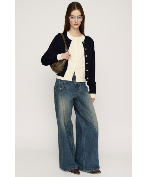 SLY ジャストウエストスイッチング　ストレートパンツ SLY | J／W SWITCHING STRAIGHT パンツ (ストレート ) |SHEL'TTER WEBSTORE