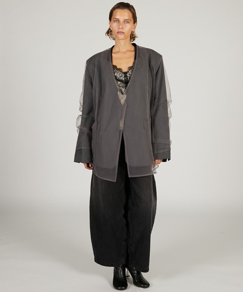 prank project 完売品　新品未使用　ショート丈ジャケット PRANK PROJECT｜ダブルカラーショートジャケット / Double Collar