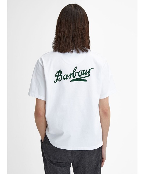 「Barbour」 半袖Tシャツ 40 ブラック メンズ_画像4