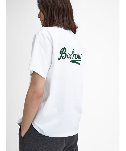 「Barbour」 半袖Tシャツ 40 ブラック メンズ_画像5
