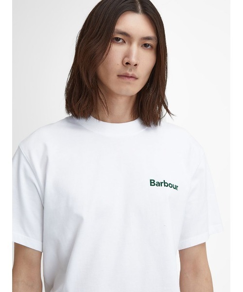 「Barbour」 半袖Tシャツ 40 ブラック メンズ_画像6