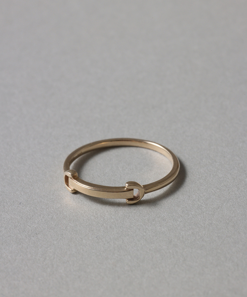 1号　スピックアンドスパン　lilas ウェーブ　リング　k10 ダイヤ クロスダイヤリング K10（リング）｜Lilas（リラ）のファッション通販