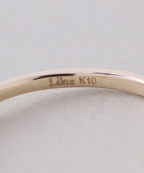 Lilas 指輪 リング 「WEB限定」バックルリング K10 レディース
