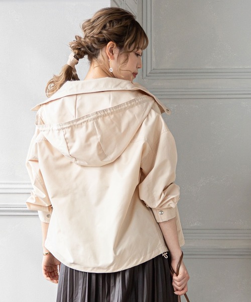 「Newlyme」 マウンテンパーカー LARGE ホワイト レディース_画像5