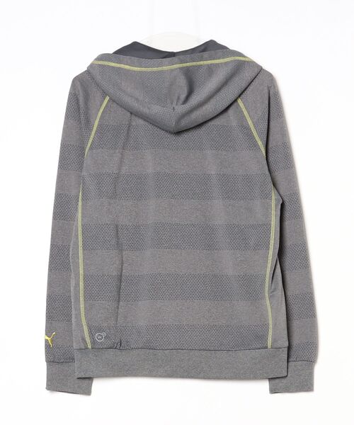 「PUMA」 ジップアップパーカー MEDIUM グレー メンズ_画像2