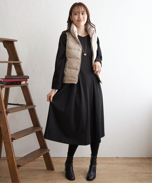 「ikka」 ベスト M チャコールグレー レディース_画像5