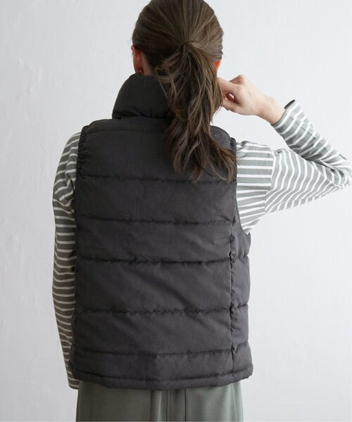 「ikka」 ベスト M チャコールグレー レディース_画像8