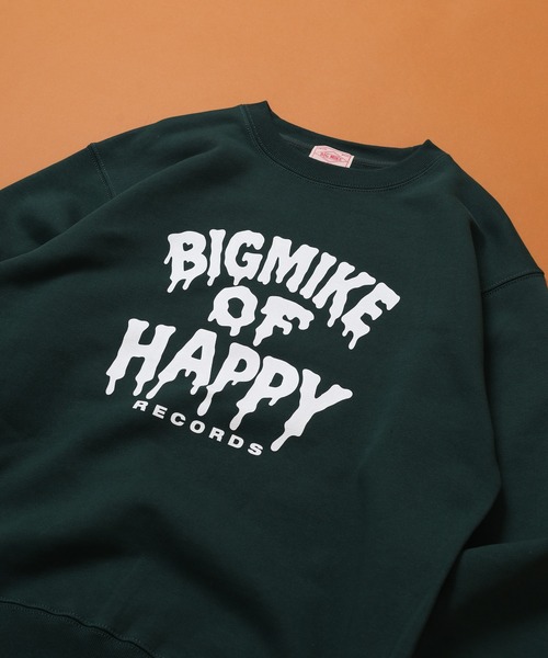 BIG MIKE（ビッグマイク） トレーナー スウェット 裏毛 クルーネック