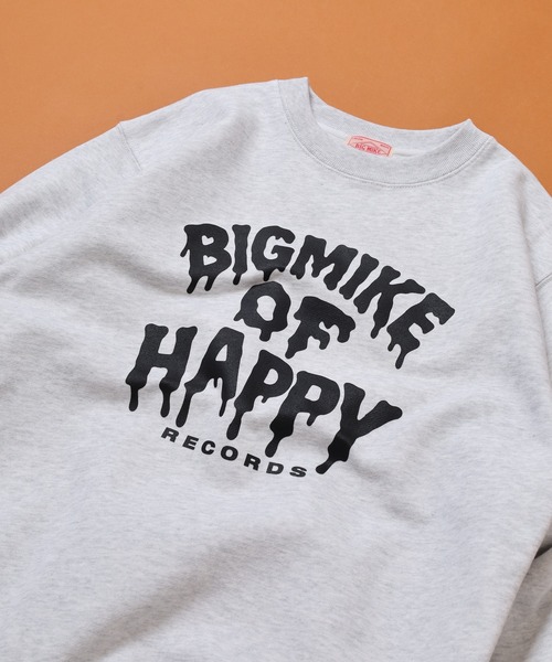 BIG MIKE（ビッグマイク） トレーナー スウェット 裏毛 クルーネック 