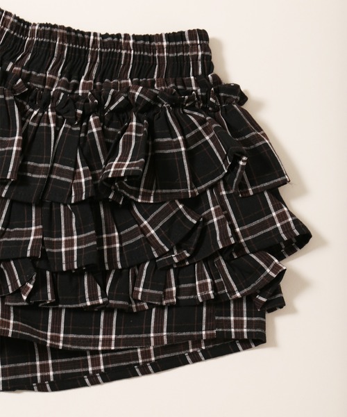 PHILLY（フィリー） パンツ フリルチェックショートパンツ レディース