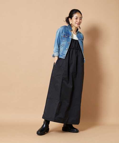 「Freada」 キャミソールワンピース ONE SIZE グリーン レディース_画像2