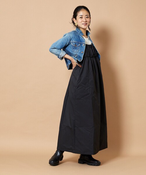 「Freada」 キャミソールワンピース ONE SIZE グリーン レディース_画像4