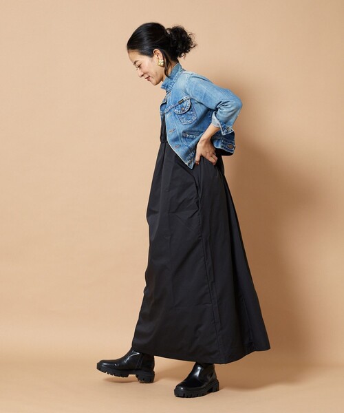 「Freada」 キャミソールワンピース ONE SIZE グリーン レディース_画像5