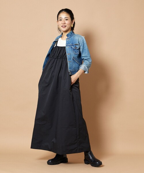 「Freada」 キャミソールワンピース ONE SIZE グリーン レディース_画像6