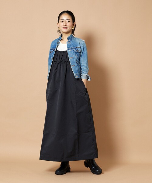「Freada」 キャミソールワンピース ONE SIZE グリーン レディース_画像8