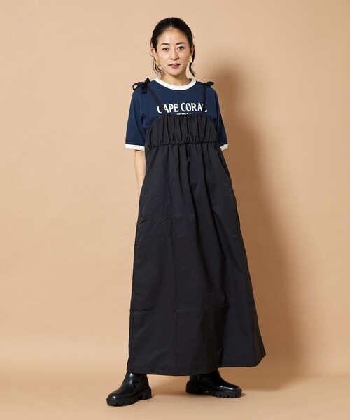 「Freada」 キャミソールワンピース ONE SIZE グリーン レディース_画像9