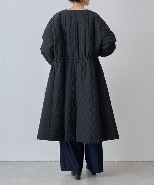 BEARDSLEY ビアズリー フーデッドショートコート グレー ビアズリー BEARDSLEY 《7/19(土)12時予約開始》後ろぷっくりウール