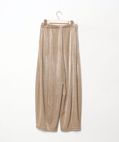 「Curensology」 イージーパンツ FREE ベージュ レディース_画像2