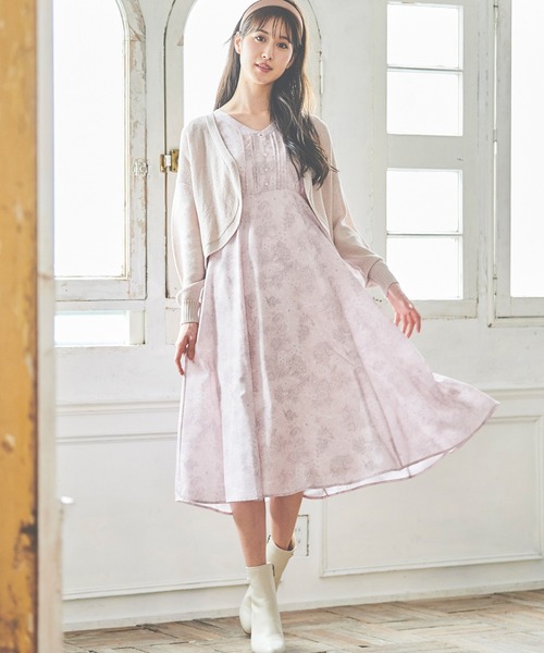 「LAISSE PASSE」 半袖ワンピース SMALL ブラック レディース_画像2