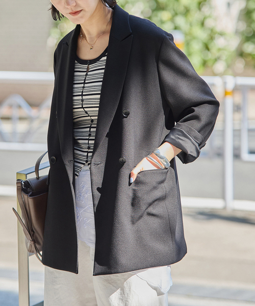 JOURNAL STANDARD ブラック テーラードジャケット JOURNAL STANDARD（ジャーナルスタンダード） ジャケット テーラード