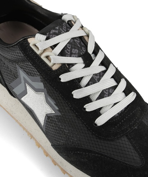 「Atlantic STARS」 ローカットスニーカー 41 ブラック メンズ_画像7
