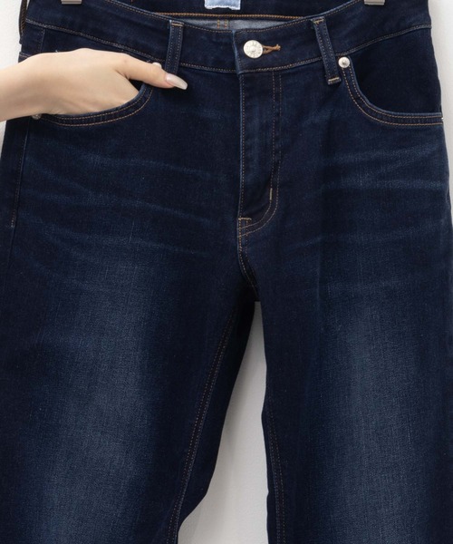 「EDWIN」 ブーツカットデニムパンツ X-SMALL ダークネイビー レディース_画像7