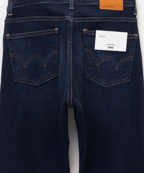 「EDWIN」 ブーツカットデニムパンツ X-SMALL ダークネイビー レディース_画像8
