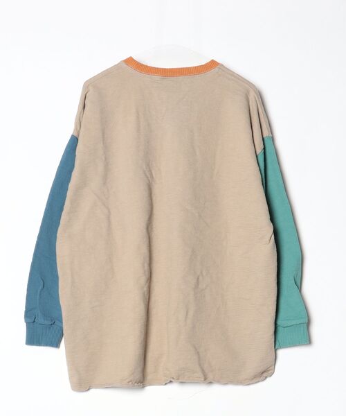 「gym master」 長袖Tシャツ X-LARGE ベージュ系その他 メンズ_画像2