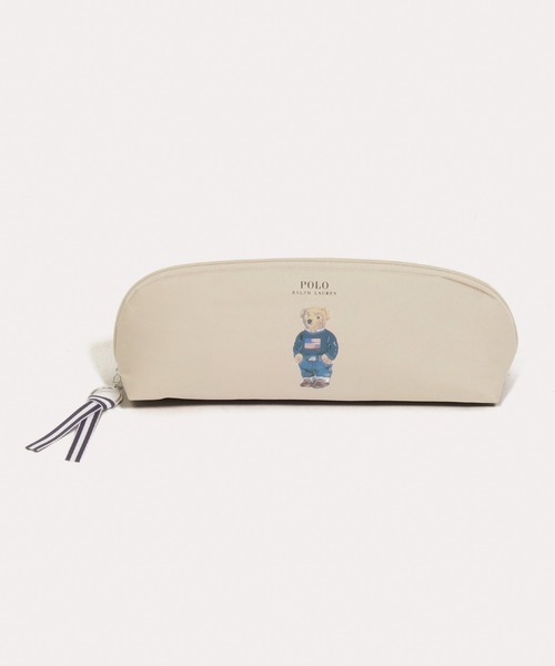 折りたたみ傘 「WEB限定」遮光100% 晴雨兼用 折りたたみ日傘 ”POLO FLAG BEAR” ポーチ付 レディース メンズの画像