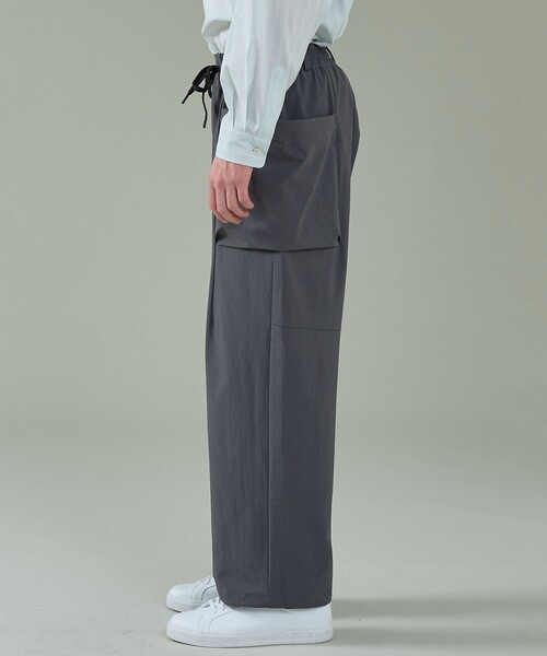 ABAHOUSE（アバハウス） ワイドパンツ パンツ 「CORDURA」TUCK＆DARTS