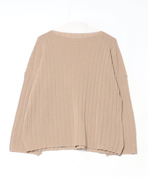 Conte(コンテ) 長袖セーター レディース美品  - ベージュ クルーネック conte 長袖ニット FREE ベージュ レディース : ZOZOTOWN Yahoo!店