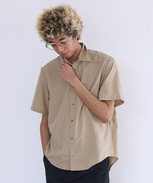 シャツ 半袖 YUKI HASHIMOTO WESTERN SHIRTS (261-01-0102) メンズ