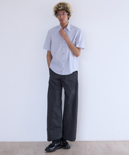 シャツ 半袖 YUKI HASHIMOTO WESTERN SHIRTS (261-01-0102) メンズ