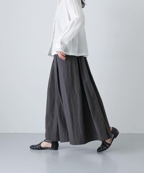 かぐれ スカート リネンコットンタックスカート : ZOZOTOWN Yahoo!店