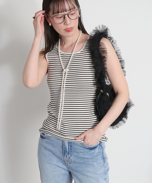 cepo（セポ） タンクトップ ノースリーブ 「前後2way」ソウバリニット