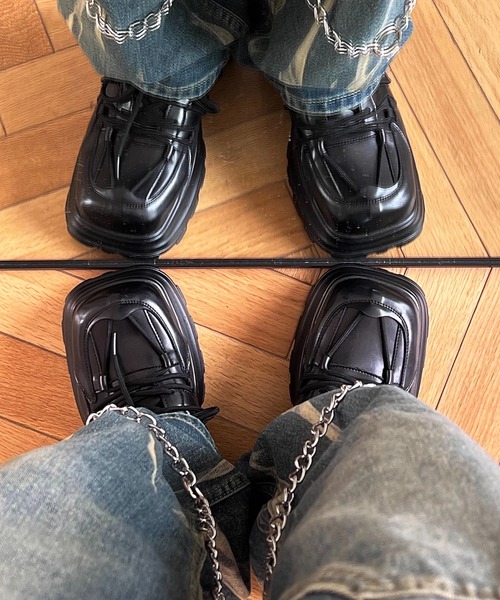 「WESTBOY」 ローカットスニーカー 43 ブラック メンズの画像