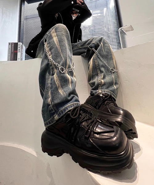 「WESTBOY」 ローカットスニーカー 43 ブラック メンズの画像