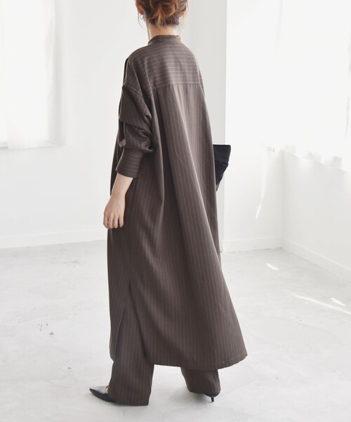 「quaranciel」 セットアップ ONE SIZE ブラウン レディースの画像