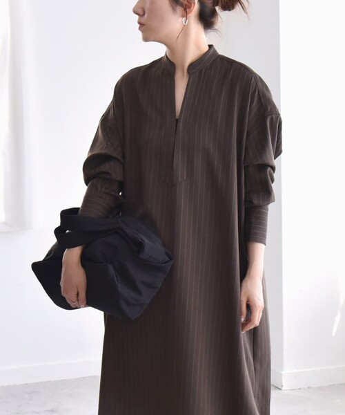 「quaranciel」 セットアップ ONE SIZE ブラウン レディースの画像
