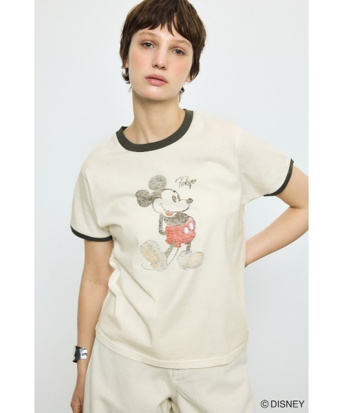 AZUL BY MOUSSY（アズールバイマウジー） tシャツ ADプリント半袖
