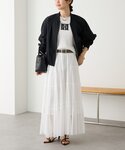 ロング スカート 「大人の装いに華やぎをプラス...の詳細画像2